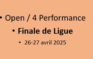 Finale de ligue en Open / 4 Performance
