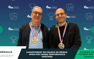 Jacques Bigot et Patrick Walton vice-champions de France en Open / 2 Performance!