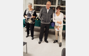 la paire gagnante Monique  Justes et Jacques Launspach