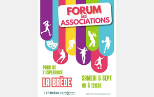 Forum des associations de Gradignan ( Solarium ) et La Brède ( parc de l'espérance de 9h à 12h30)