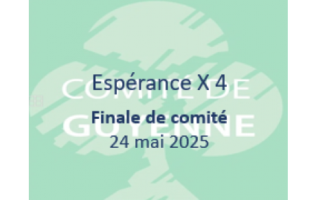  ESPERANCE X 4 : FINALE DE COMITE