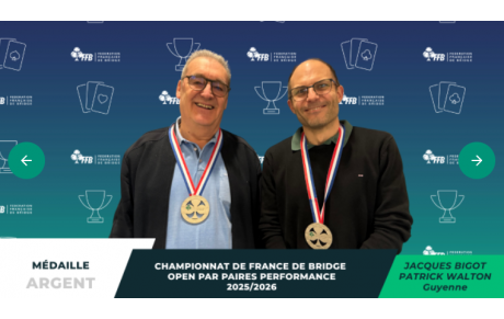 Jacques Bigot et Patrick Walton vice-champions de France en Open / 2 Performance!