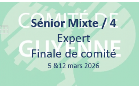 Sénior mixte / 4,  finale de comité 05 et 12 mars 2026