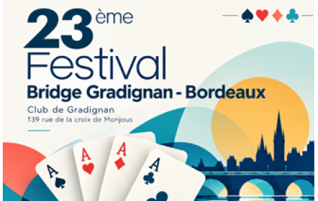 23e Festival 2026 du BCGB ,  paire open, le 11 novembre 2026, 15H, parc de la tannerie, Gradignan