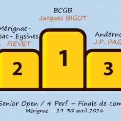 Senior Open / 4 performance, finale de comité,  29-30 avril 2026
