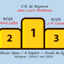 Senior Open / 4 expert, finale de ligue